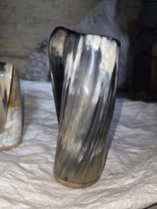 Tasse artisanale en corne de buffle naturelle, style américain, écologique, compatible lave-vaisselle, pour bière, vin, café, vente en gros - Product Image 2