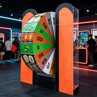 Roue de la Fortune Personnalisée Qinlong pour Diffusion en Direct, Roue de la Fortune à une Roue, Roue de la Fortune à Prix pour Jeux de Carnaval