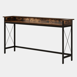 Console longue de luxe moderne en bois massif, mobilier contemporain pour entrée, appartement, hôtel, salon - Product Image 3