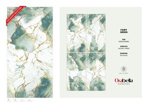 กระเบื้องพอร์ซเลนดีไซน์หรูหรา ขนาด 60x120 ซม. 600x1200 มม. 24x48 นิ้ว ผิวมันเงา ขนาดใหญ่พิเศษ คุณภาพพรีเมียม สำหรับงานตกแต่งหรูหรา - Product Image 5