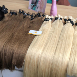 Extensiones de Cabello Humano Virgen Vietnamita 100% de Alta Calidad, Venta al Por Mayor, Cabello Premium Minh Khang 100g, Todos los Colores - Product Image 1