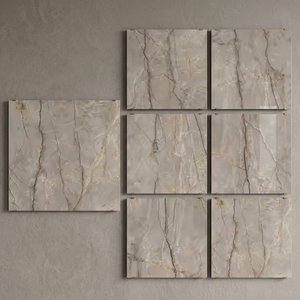Vistaar Aqua Beige 800x800mm Porcelaine 80x80cm Carreaux de Céramique Brillant Togo Vente en Gros - Product Image 3