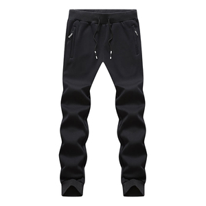 Jogger Pants Men Padded Cotton Polyester Blend Joggers Thermal Insulated Winter <b>Trousers</b> <b>Elastic</b> Jog High Quality Custom Logo - Product Image 2