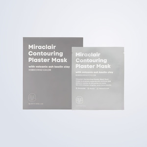 แผ่นมาส์กหน้า Miraclair Contouring Plaster Mask แพ็ค 5 แผ่น ผลิตในเกาหลี สีขาว ไนอะซินาไมด์ สมุนไพร - Product Image 5