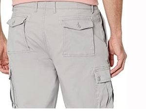 Pantalon Cargo Homme Sport Décontracté Coupe Droite Couleur Unie avec Poches, 100% Coton, Personnalisé en Usine, Populaire en Europe et en Amérique - Product Image 2