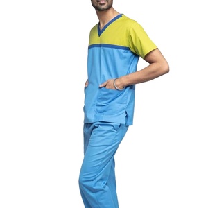 Uniforme Médico Elástico de Lona Ecológico Unisex para Farmacias, Médicos y Salones de Belleza, Modelo Nuevo Más Vendido, HI-W3514 Pakistán - Product Image 2