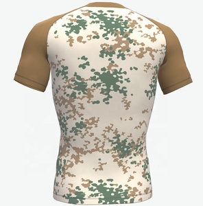 Camiseta de Protección Solar para Hombre, Estampada, con Logotipo y Tela Personalizados, de Color Sólido y Manga Corta, al por Mayor - Product Image 5