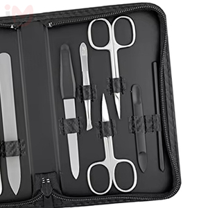 7 In 1 Stainless Steel <b>Nail</b> <b>Kit</b> With Case Portable Manicure Tools Set For Adult Classic Style - Product Image 2