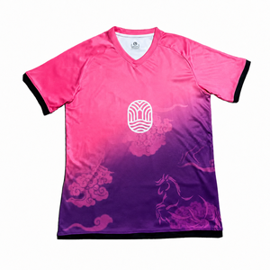 Maillot de football personnalisé à séchage rapide TESSUTO, impression numérique, 220G Polyester/Nylon, respirant, sublimation, col en V, pull-over, sport court - Product Image 1