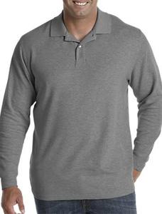<b>Mens</b> Premium <b>Long</b> <b>Sleeve</b> <b>Polo</b> <b>Shirt</b> Business Casual Apparel Wholesale Manufacturer - Product Image 1