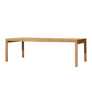 Minimalist <b>Outdoor</b> <b>Dining</b> <b>Table</b> Solid Teak <b>Extendable</b> Slatted <b>Table</b> Modern Design Durable Weather Resistant Hotel Furniture - Product Image 2
