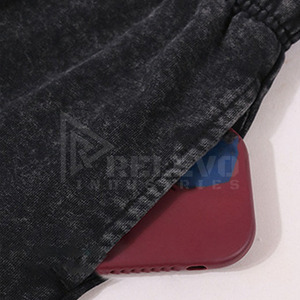 Pantalones Deportivos de Algodón Personalizados para Hombre, Cintura Elástica con Cordón, Joggers Casuales, Tejido Liso de Peso Medio, Estilo Urbano - Product Image 6