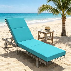 Cuscino per Chaise Longue da Esterno con Tecnica di Tessitura, Solo Seduta per Campeggio, Riposo e Uso Alberghiero - Product Image 6