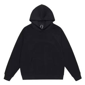 Chaqueta de invierno con capucha de forro polar grueso para hombre, cortavientos, de secado rápido, transpirable, ecológica, informal, de corte holgado, teñida lisa - Product Image 2