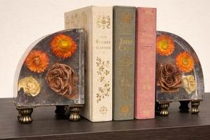 Serre-livres créatifs en résine abstraite, porte-livres décoratif durable pour bureau, salle d'étude et décoration intérieure - Product Image 2