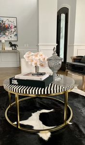 Modern Bone Inlay Coffee <b>Table</b> by FAIZA CRAFT Handmade with Storage for Living Room Hotels & More - Product Image 6