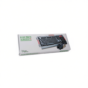Ensemble clavier et souris sans fil Hk50, conception ergonomique 2,4 GHz pour le bureau et les jeux - Product Image 2