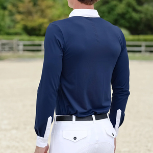 Camisas de equitación de color personalizado recién llegadas, último estilo, camisas ecuestres para hombre. - Product Image 4