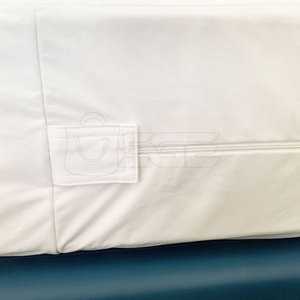 Cubrecama de poliéster directo de fábrica con tela transpirable y protección confiable, funda para colchón de poliéster - Product Image 5