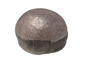 Toupee y Peluca de Cabello Humano Gris de Piel Fina, 100% Cabello Remy Indio, Rizado Kinky Yaki, Calidad Premium, Taz Hair Bangladesh, Trama Única - Product Image 5