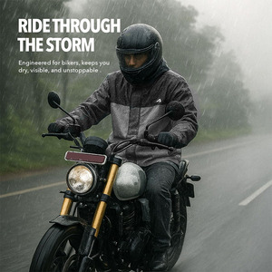 Chaqueta Impermeable para Hombre, Transpirable y Ligera, para Senderismo, Camping y Viajes, Chaqueta de Lluvia Personalizada para Hombre - Product Image 6