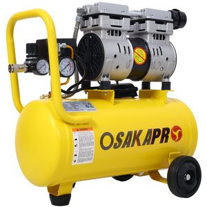 Compressore d'Aria Elettrico Portatile da 1.5HP, 8 Galloni, Senza Olio, Leggero con Ruote, Silenzioso 70 DBA - Product Image 2