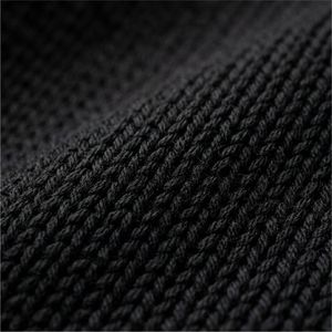 Black <b>Red</b> Knitted <b>Cardigan</b> Crew Neck Casual <b>Cardigan</b> Full Sleeve Button Closure Winter 100% Cotton Knitted Sweater - Product Image 3
