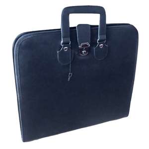 Accessoires de regalia maçonniques du fabricant : tablier avec étui pour ceinture et gant, logo brodé, badges - Product Image 2