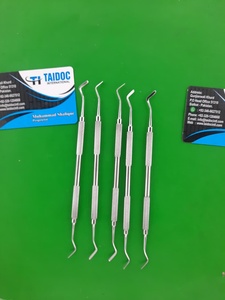 เครื่องมือขูดหินปูนทางทันตกรรม Taidoc International TI-CS-0004 แบบใช้มือ ปลายสองด้าน ทำจากสแตนเลส ใช้ซ้ำได้ ฆ่าเชื้อได้ - Product Image 1