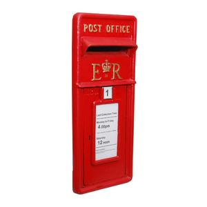 British V R Post <b>Box</b> For Garden Supplies <b>Wall</b> <b>Mount</b> Antique Mailbox With Lock Affordable Letter <b>Box</b> OEM Customizable Latest - Product Image 6