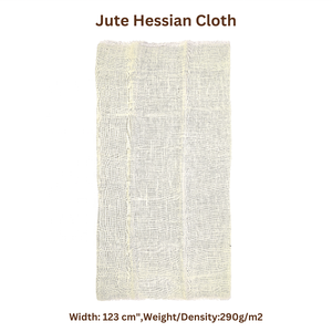 Tissu naturel de toile de jute de toile de jute blanche écologique pour la maison Textile artisanat décoration coussin rideau et sac faisant usage - Product Image 3