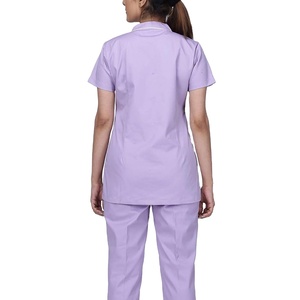 Tenue d'infirmière, combinaison médicale en coton et polyester à manches courtes pour hôpital et clinique - Product Image 4