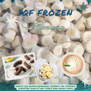 Tranches de bananes IQF Golden Premium, fournisseur de fruits congelés du Vietnam - Product Image 4