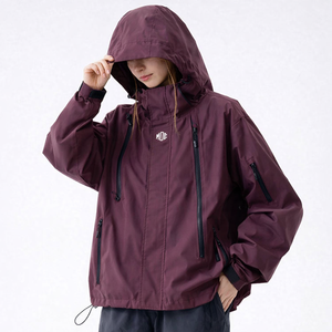 Chaqueta Cortavientos Premium Personalizada de Moda con Capucha y Cremallera, Impermeable, para Senderismo al Aire Libre, con Múltiples Bolsillos, Fabricante OEM, EE. UU. - Product Image 6