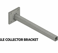 Support de câble de grue EOT robuste pour système de barres omnibus DSL, en fer galvanisé durable, couleur argent, fabrication industrielle en Inde