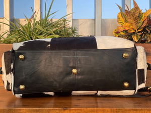 Cowhide Leather Large Luxury Unisex Travel Duffle <b>Bag</b> Luggage Large Capacity <b>Bag</b> Travel Luggage - Product Image 5