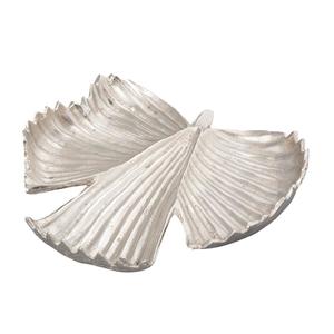 Plateau de service en métal doré attrayant avec un design élégant, vaisselle décorative pour la maison, plateau de service pour collations et sucreries, pour l'hôtellerie. - Product Image 4