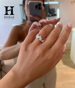 Anillo de Diamantes Cultivados en Laboratorio Personalizado, Corte Multiforma Pera, Ovalado, Marquesa, Banda de Mosaico de Oro de 14K, Certificado IGI, Joyería de Boda - Product Image 1