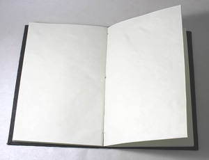 Carnet de notes en cuir avec papier recyclé fait main en coton et couverture rigide sans acide en bois, personnalisable - Product Image 3