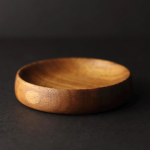 Plat de service décoratif en bois pour cuisine, vaisselle en bois pour salade, fruits, plat décoratif pour mariage, bol en bois écologique - Product Image 3