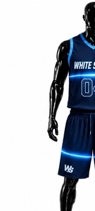 Shorts de basketball blancs pour femmes, sans manches, col rond, séchage rapide, en Spandex/Nylon respirant, coupe athlétique, personnalisables pour équipe - Product Image 4