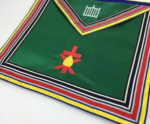 Delantal de Miembro de la Orden de los Aliados, Delantal con Bordado Fino, Cinturón Ajustable, Tela Resistente, Suministro Personalizado Disponible - Product Image 3