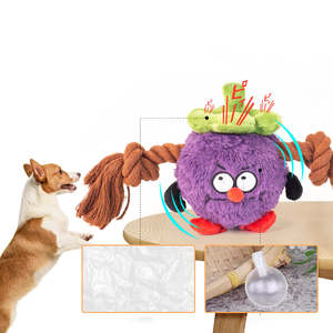 Jouets à mâcher pour animaux de compagnie en peluche rembourrés de corde en coton, nouveaux jouets interactifs pour chiens, jouet en peluche doux pour animaux de compagnie - Product Image 4