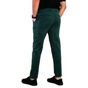 Pantalones Casuales Unisex de Color Verde Oscuro, Corte Ajustado, Impermeables, con Cierre de Cordón, de Poliéster/Nailon para Adultos - Product Image 1