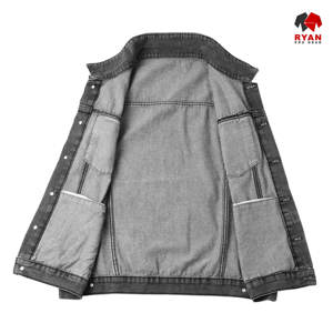 Chaleco Vaquero Personalizado Ryan Pro Gear para Hombre, Cuello Camisero, Tela Transpirable con Logotipo Personalizado - Product Image 3