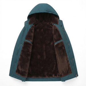 OEM Men's Thermal Hooded Jacket Warm Padded <b>Coat</b> for Hiking Camping and Casual Wear - Product Image 3