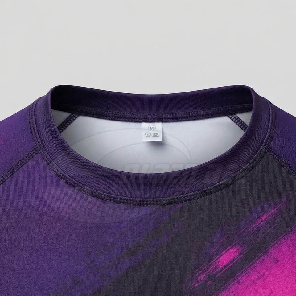 Men Sports Training Rash Guard Short Sleeve Stretch Fit Lightweight ...