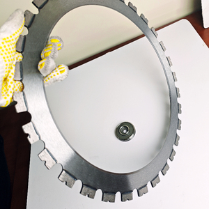 Lames de <span class=keywords><strong>scie</strong></span> à ruban diamantées de 410 mm soudées au laser de haute qualité pour la découpe rapide du béton armé/béton/aspalté - Product Image 1