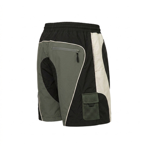 Custom High Street Nylon Shorts Men's Contrast Piping Shorts 3D Patchwork Cargo Shorts Watershed Board Shorts For Men's - Product Image 4