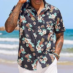 2026 New Arrival Men Beach Shirts Stylish Street Fashion Bulk Supply Summer Wear Beach Shirts For Men - Product Image 3